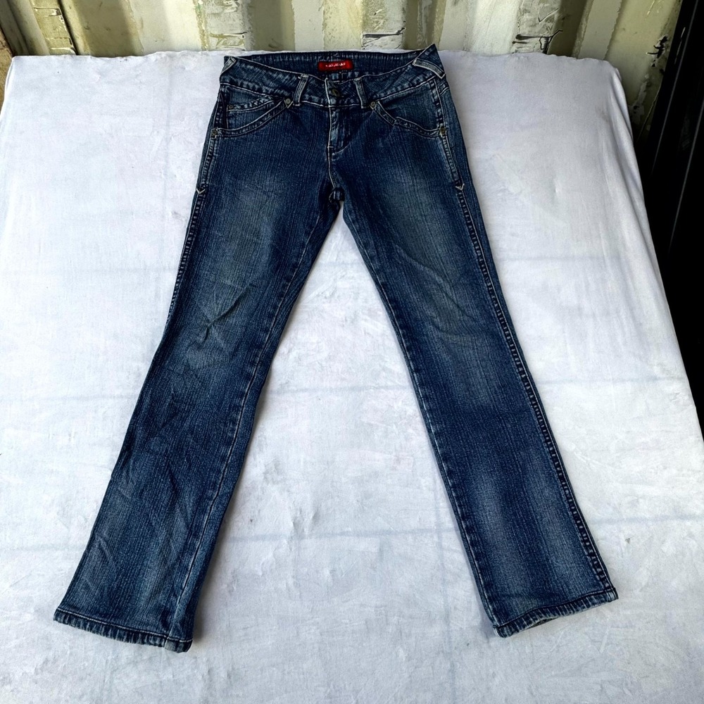 JAG Authentic Jeans Womens 29 Blue Denim Cotton Regular Fit Straight Leg Casual